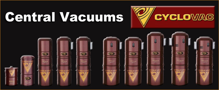 Central Vacuums by Cyclovac