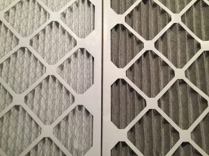 air filters blocked by dirt
